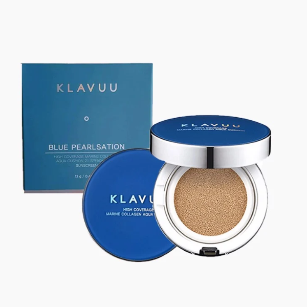 Phấn Nước Klavuu Blue Pearlsation Collagen Aqua - màu 21