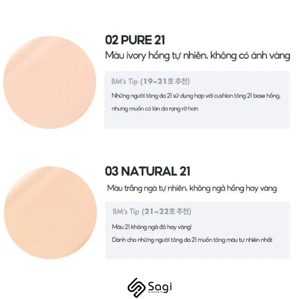 Phấn nước Romand NU Zero Cushion #03 Natural 21