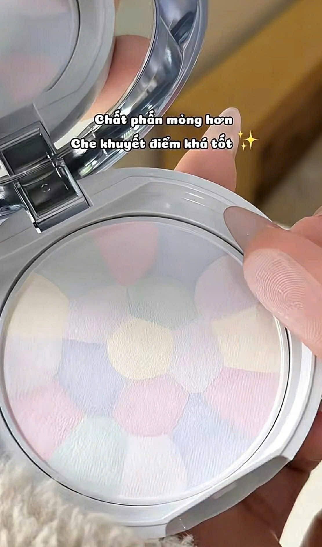 Phấn phủ Nén Canmake Marshmallow Finish Powder Abloom SPF24 Đa Sắc Kiềm Dầu Vỏ Xanh Màu 01 