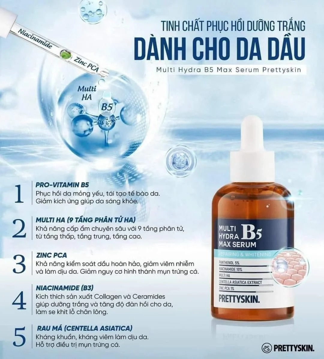 PRETTYSKIN. Serum B5 Multi Hydra Max 50ml