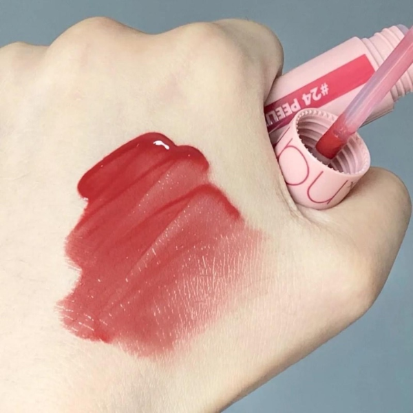 Son Kem Bóng Romand Juicy Lasting Tint #24 Peeling Angdoo Màu đỏ ánh nude