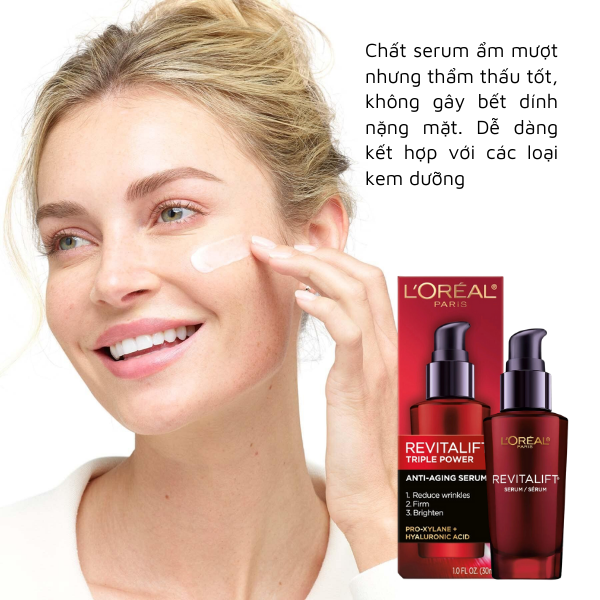 Serum chống lão hóa L’Oreal Revitalift Triple Power Anti-Aging Serum 30ml