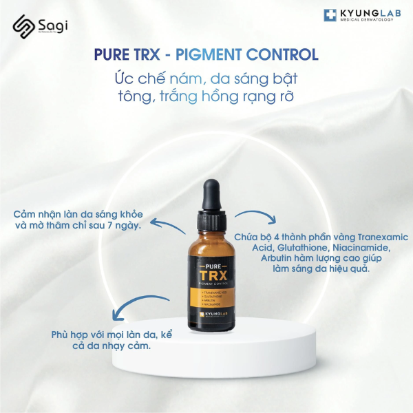Serum giảm nám, trắng da KyungLab Pure TRX Pigment Control 30ml