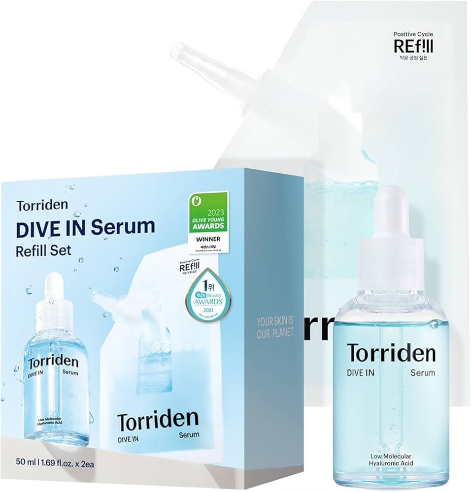 Set Serum Dưỡng Ẩm Torriden 50ml + Refill gói 50ml