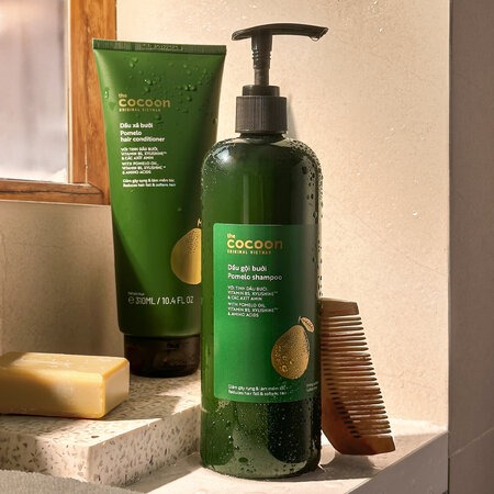 SET GỘI XẢ BƯỞI COCOON 500ML + 310ML