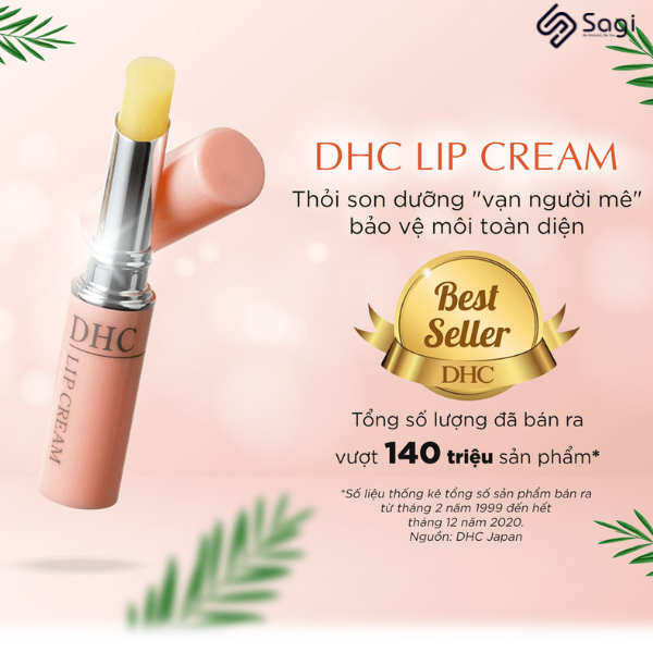 Son Dưỡng Môi DHC Không Màu Hỗ Trợ Giảm Thâm Môi 1.5g