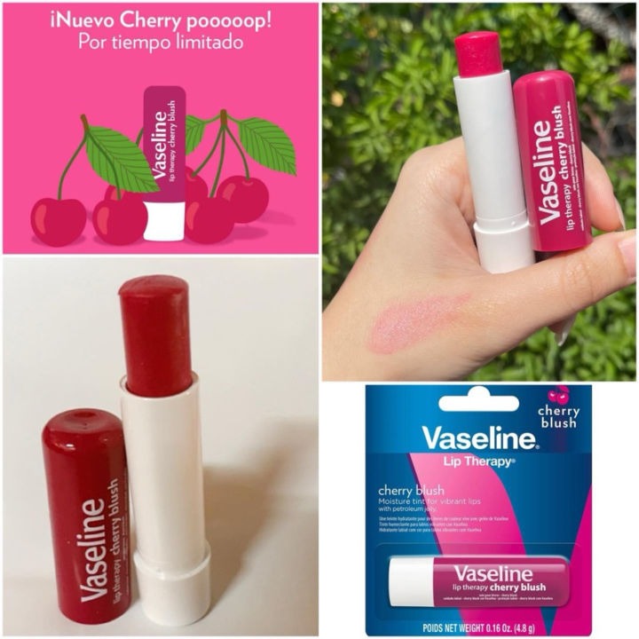 Son Dưỡng Môi Dạng Thỏi Vaseline Lip Therapy #Cherry Blush