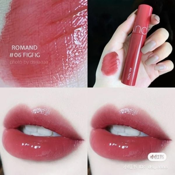 Son Kem Bóng Romand Juicy Lasting Tint #06 Fig Fig