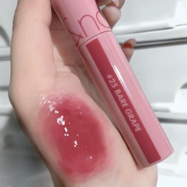 Son Kem Bóng Romand Juicy Lasting Tint #25 Bare Grape Màu beige ánh hồng