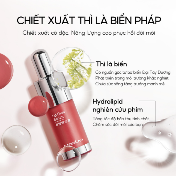Son Tint Serum Carslan Dưỡng Ẩm, Dưỡng Môi, Giảm Nếp Nhăn1g Mini #G102