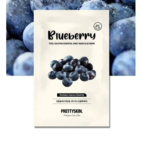 Mặt Nạ Giấy Pretty Skin Blueberry