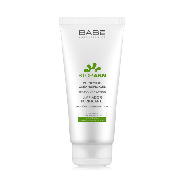 Sữa Rửa Mặt Babe Stop AKN Purifying Cleansing Gel Cho Da Dầu Mụn 200ml