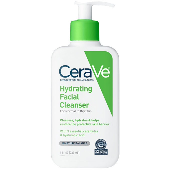 (BẢN NHẬP KHẨU) Sữa Rửa Mặt Dành Cho Da Thường Và Da Khô Cerave Hydrating Cleanser For Normal To Dry Skin 236ml