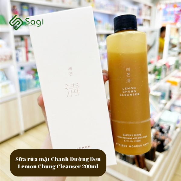 Sữa rửa mặt Chanh Đường Đen Lemon Chung Cleanser 200ml