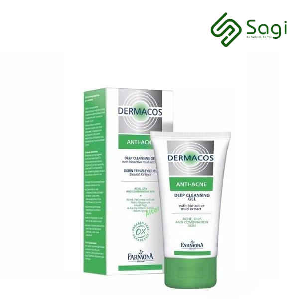 Sữa rửa mặt Dermacos Anti-Acne Deep Cleansing Gel 150ml