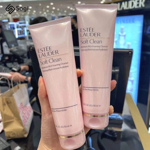 Sữa rửa mặt Estee Lauder Soft Clean Moisture Rich Foaming Cleanser 125ml