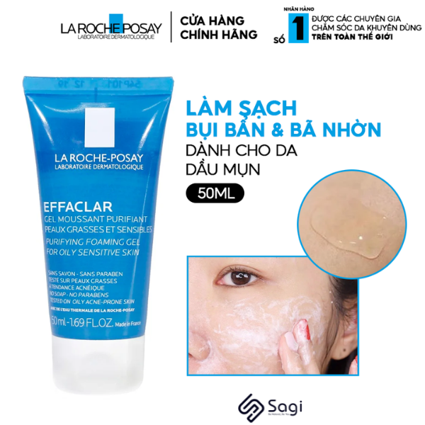 Sữa Rửa Mặt La Roche Posay Effaclar 50ml