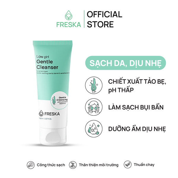 Sữa rửa mặt làm sạch sâu dịu nhẹ Low pH Gentle Cleanser 150ml