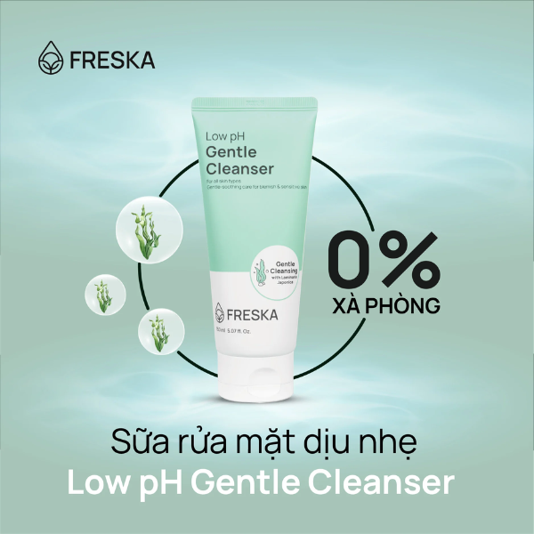 Sữa rửa mặt làm sạch sâu dịu nhẹ Low pH Gentle Cleanser 150ml