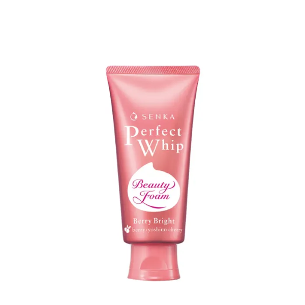 Sữa Rửa Mặt Làm Sạch Sâu, Sáng Hồng Senka Perfect Whip Berry Bright 100g