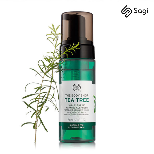 Sữa Rửa Mặt The Body Shop Tạo Bọt Tràm Trà Cho Da Dầu Mụn 150ml