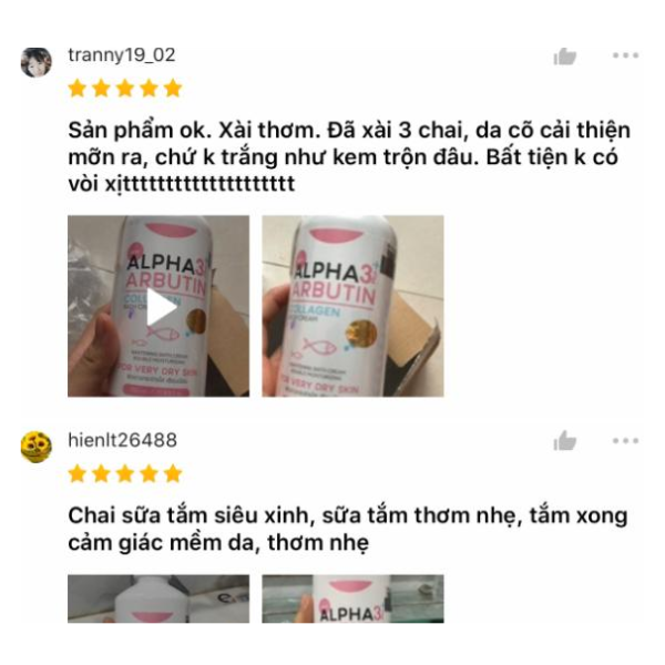 Sữa Tắm Dưỡng Trắng Da Precious Skin Alpha Arbutin 3 Plus 350ml