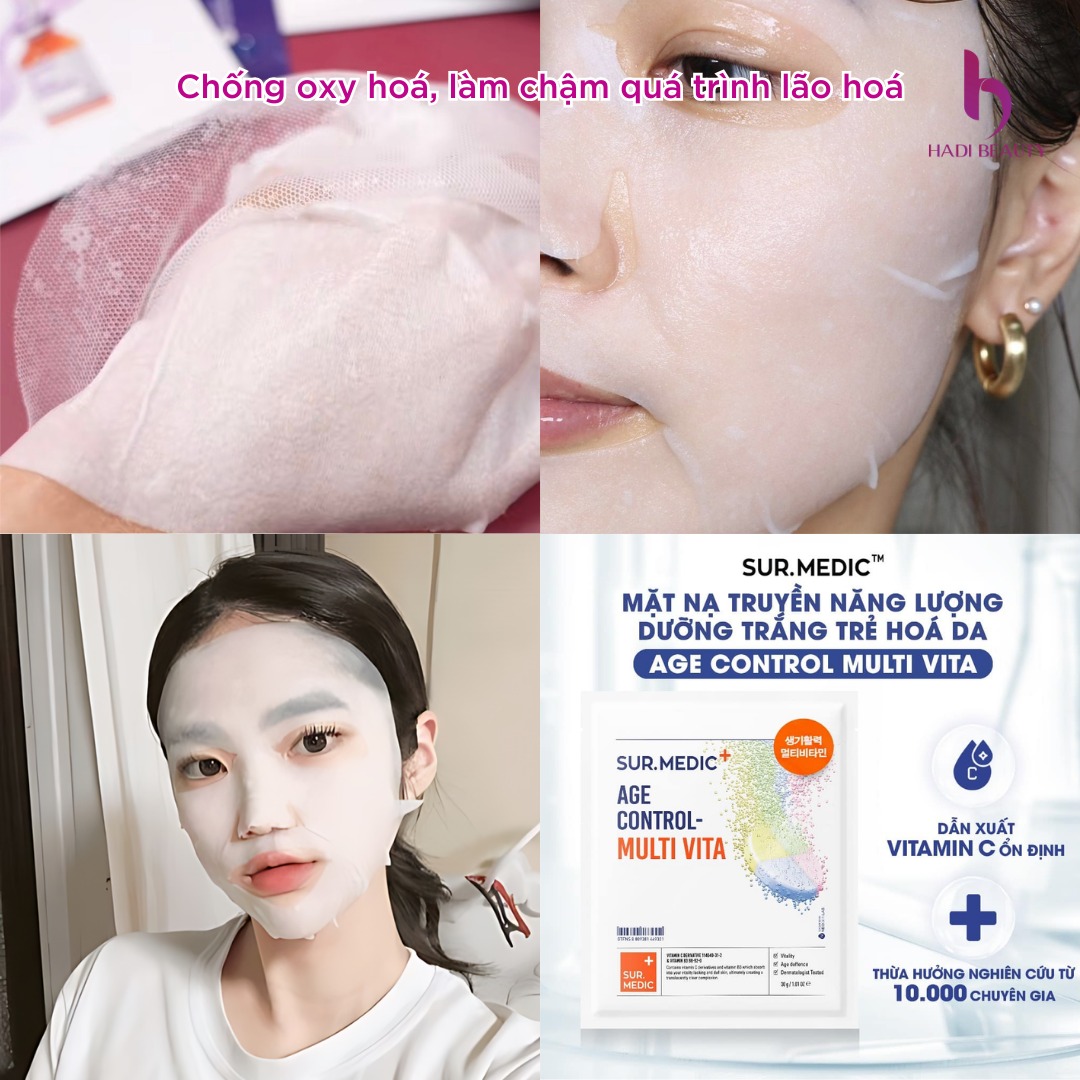 SUR MEDIC. Mặt nạ giấy Multi Vitamin