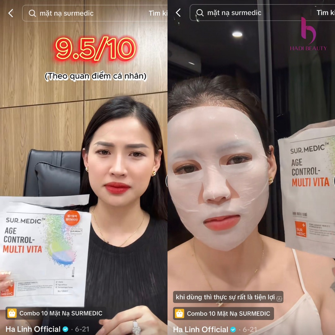 SUR MEDIC. Mặt nạ giấy Multi Vitamin