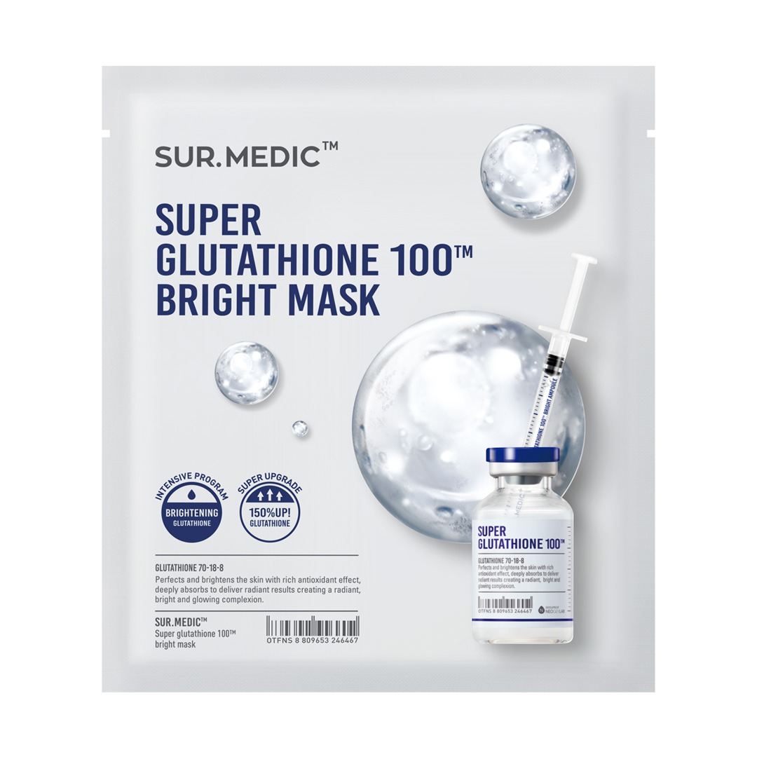 SUR MEDIC. Mặt nạ giấy Super Glutathione