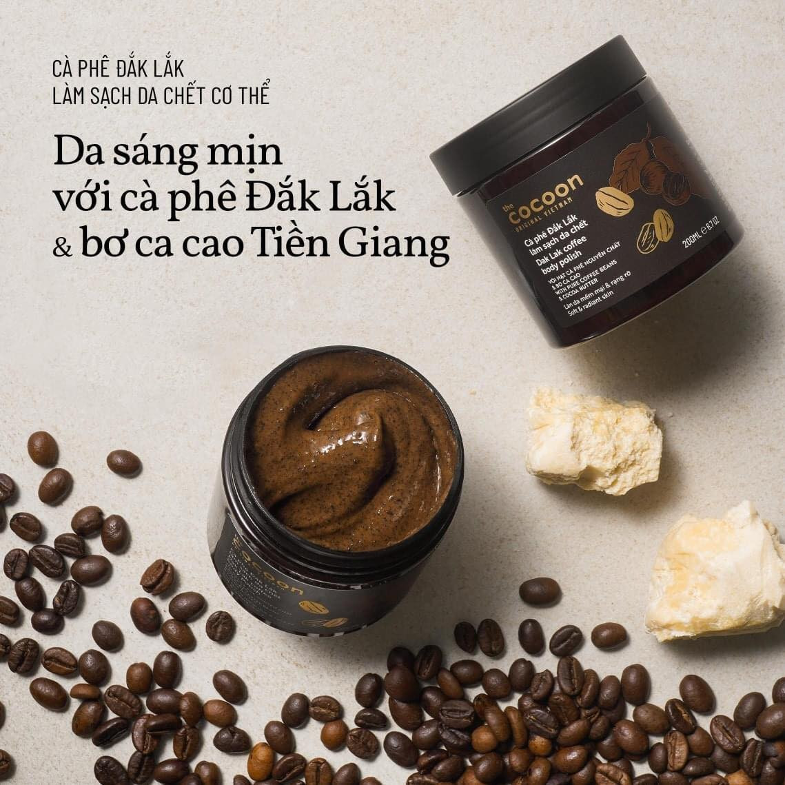 Tẩy Da Chết Cà Phê Body Đắk Lắk Cocoon