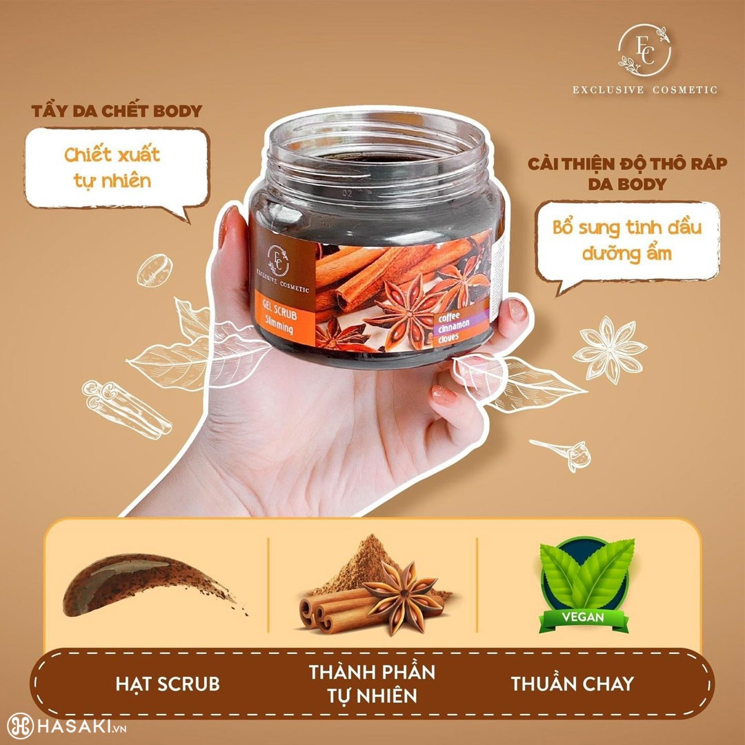 Tẩy Da Chết Cafe Quế Hồi Nga 380gram