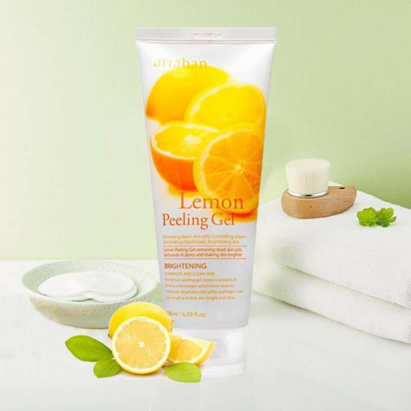 Gel Tẩy Tế Bào Chết Arrahan Hương Chanh Vàng 180ml