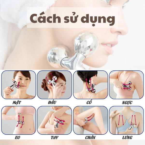 Thanh lăn nâng cơ size 3D Massage lớn