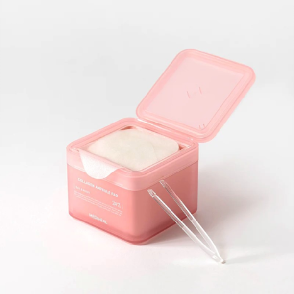 Toner Pads Cấp Ẩm Mediheal Collagen Ampoule Pad 100 miếng (Hồng)