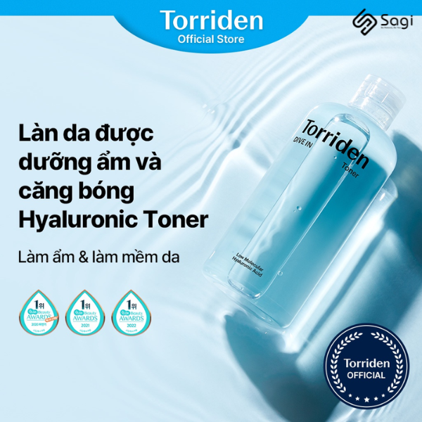 Toner Torriden Dive-In Low Molecule Hyaluronic Acid 300ml