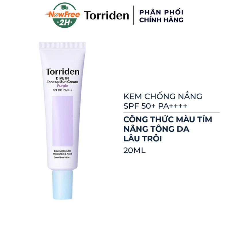 [mini] Kem Chống Nắng Tím Nâng Tông Torriden 20ml