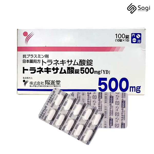 Viên uống trị nám trắng da Transamin 500mg 100 viên