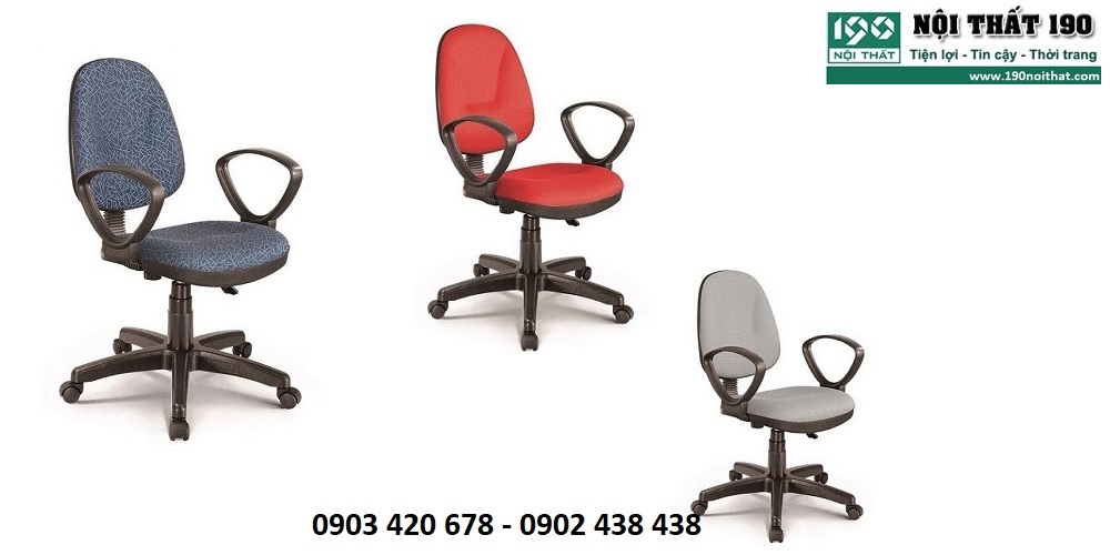 Ghế văn phòng chính hãng 190 sử dụng các loại vật liệu cao cấp, an toàn