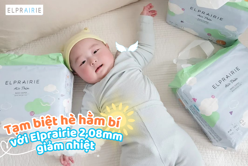 Bỉm hè Elprairie Air Thin xứng đáng là sự lựa chọn hàng đầu trong mùa hè oi bức