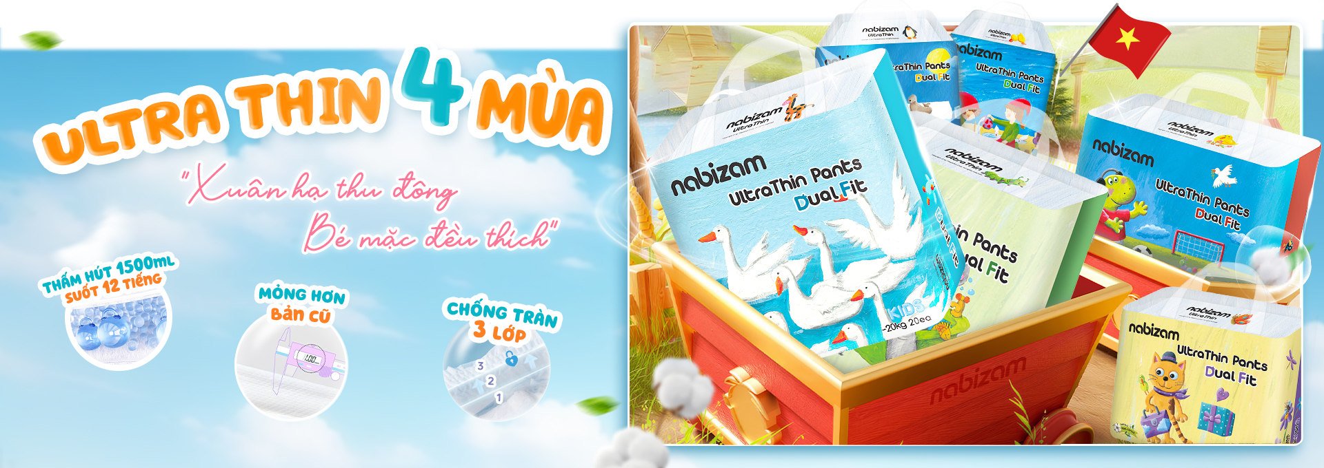 Nabizam Ultra Thin 4 mùa