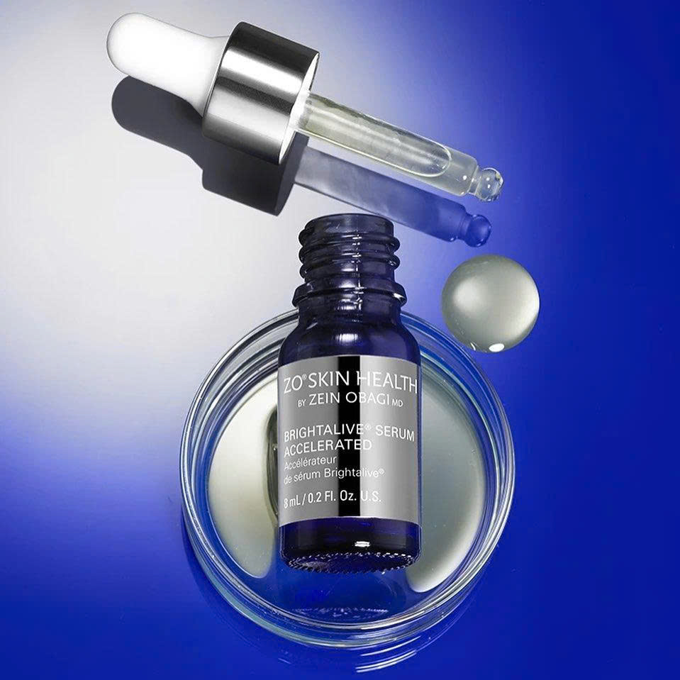 Tinh chất hỗ trợ giảm nám tàn nhang, sáng đều màu da chuyên sâu ZO Brightalive Serum Accelerated - 6lọ x 8ml
