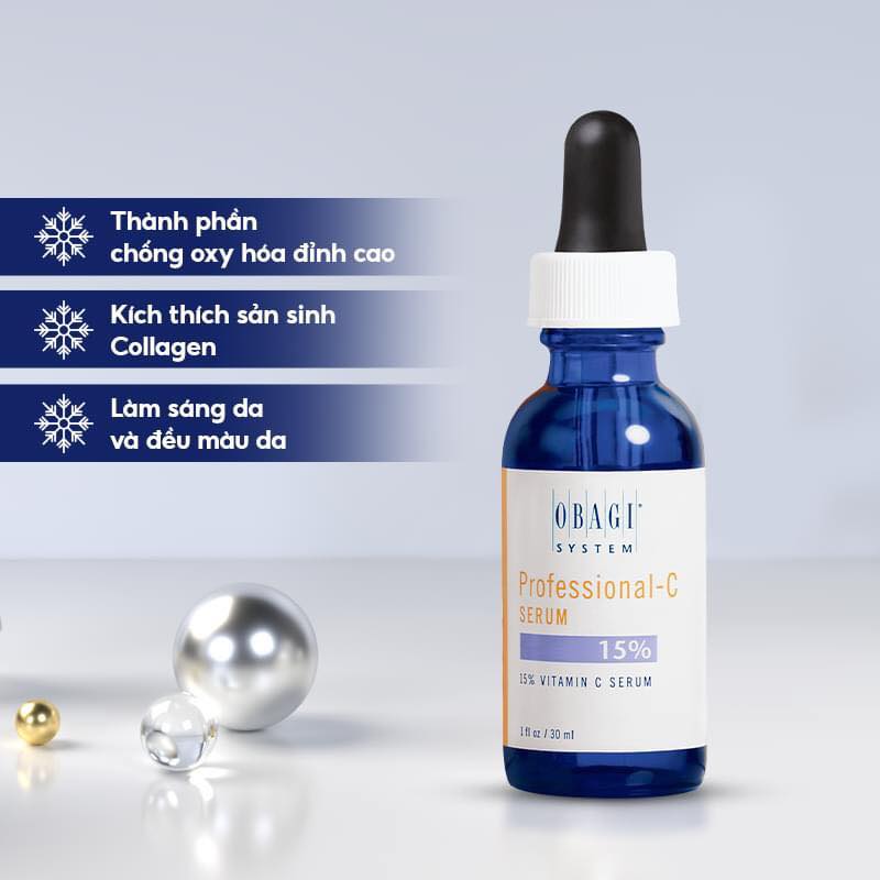 Serum chống oxy hóa, làm sáng đều màu da Obagi Professional C Serum 15% - 30ml