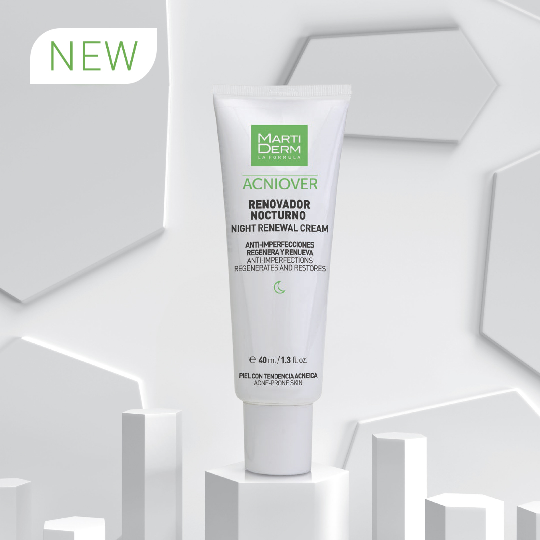 Kem dưỡng tái tạo ban đêm cho da dầu, mụn Martiderm Acniover Night Renewal Cream - 40ml