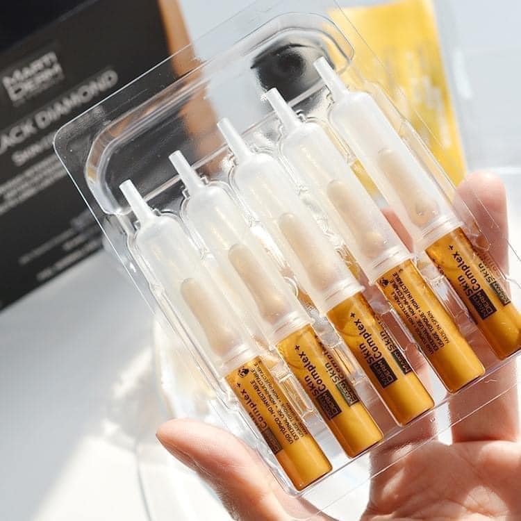 Ampoule chống oxy hóa, trẻ hóa và làm sáng da Martiderm Black Diamond Skin Complex Advanced - 30 ống x 2ml