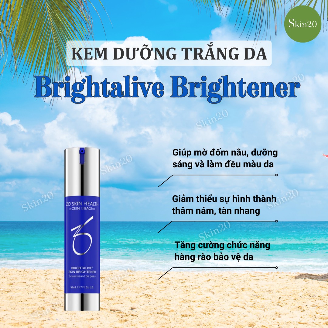 Kem dưỡng sáng da ZO Brightalive Skin Brightener