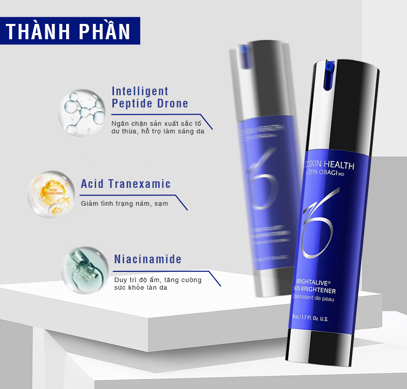 Kem dưỡng sáng da ZO Brightalive Skin Brightener