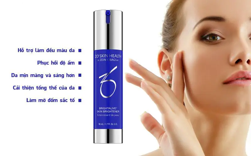 Kem dưỡng sáng da ZO Brightalive Skin Brightener