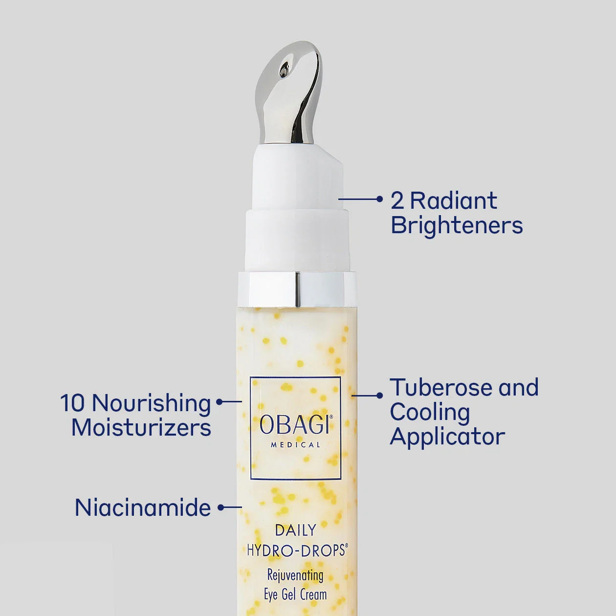 Kem dưỡng giảm nhăn và sáng da vùng mắt Hydro Drops Rejuvenating Eye Gel Cream - 15ml