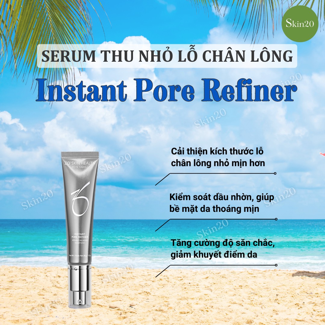 Serum kiềm dầu, se khít lỗ chân lông ZO Skin Health Instant Pore Refiner - 29g