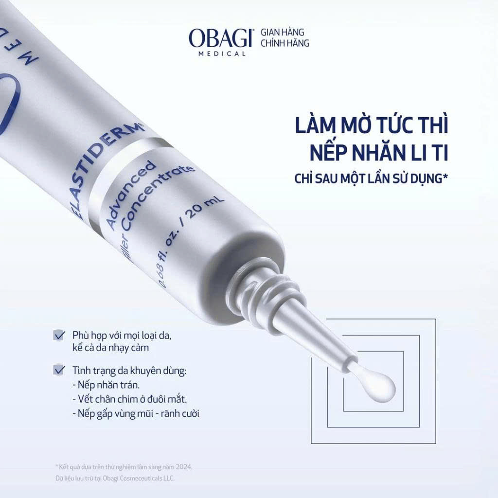 Tinh Chất Chuyên Sâu Làm Mờ Nếp Nhăn OBAGI Elastiderm Advanced Filler Concentrate - 20ml